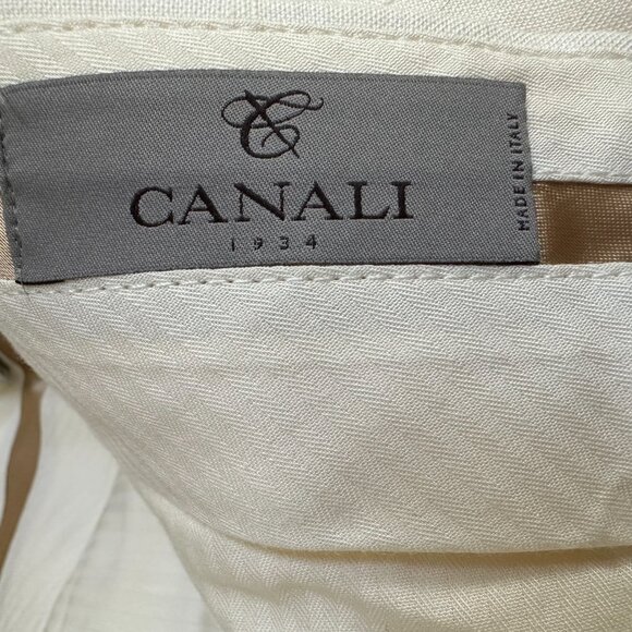 Canali White Linen Suit - Picture 13 of 14